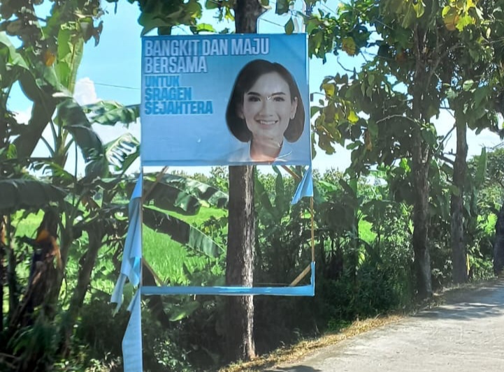 Seminggu Terpasang, Atribut Wina Sukowati Dirusak Orang Tak&nbsp;Dikenal