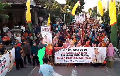 Dukungan Kapolda Jateng Irjen Pol Ahmad Luthfi Maju Pilgub Jateng 2024 Menguat, Kini Datang dari Ribuan Relawan Bocahe Bapak Luthfi&nbsp;Sragen