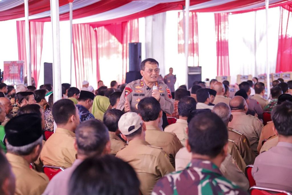 Kapolda Jateng Irjen Pol Ahmad Luthfi Silaturahmi Kamtibmas dengan Tiga Pilar di Boyolali 
