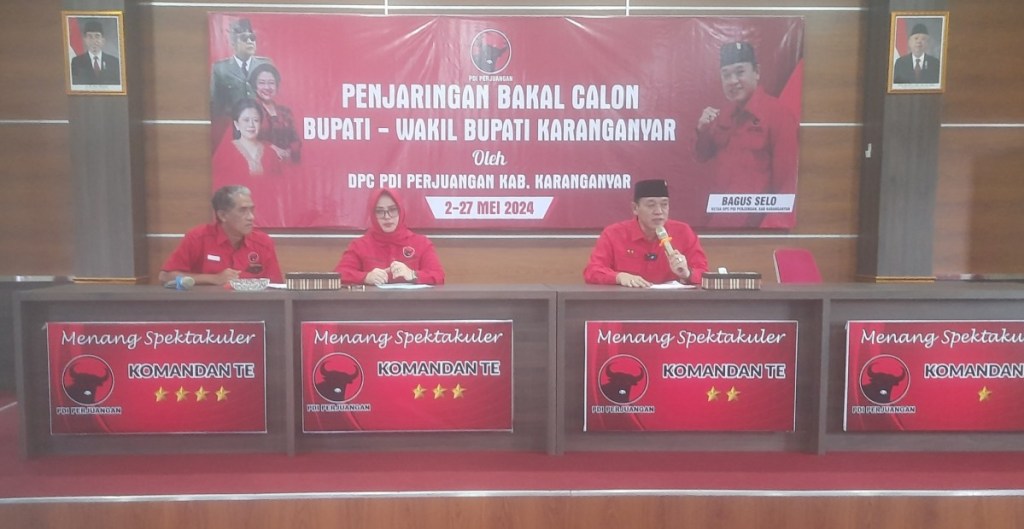 BAGUS SELO Buka Pintu Penjaringan Balon Bupati dan Wakil Bupati Kabupaten&nbsp;Karanganyar