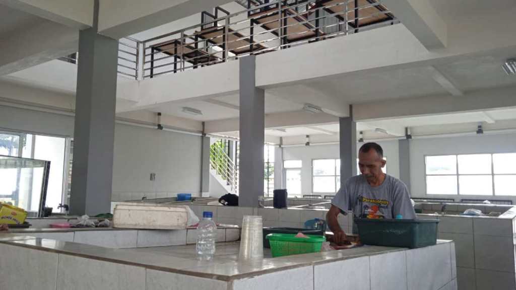 Sepi Pengunjung Pasar Ikan dan Kuliner Boyolali Ditinggalkan Pedagang