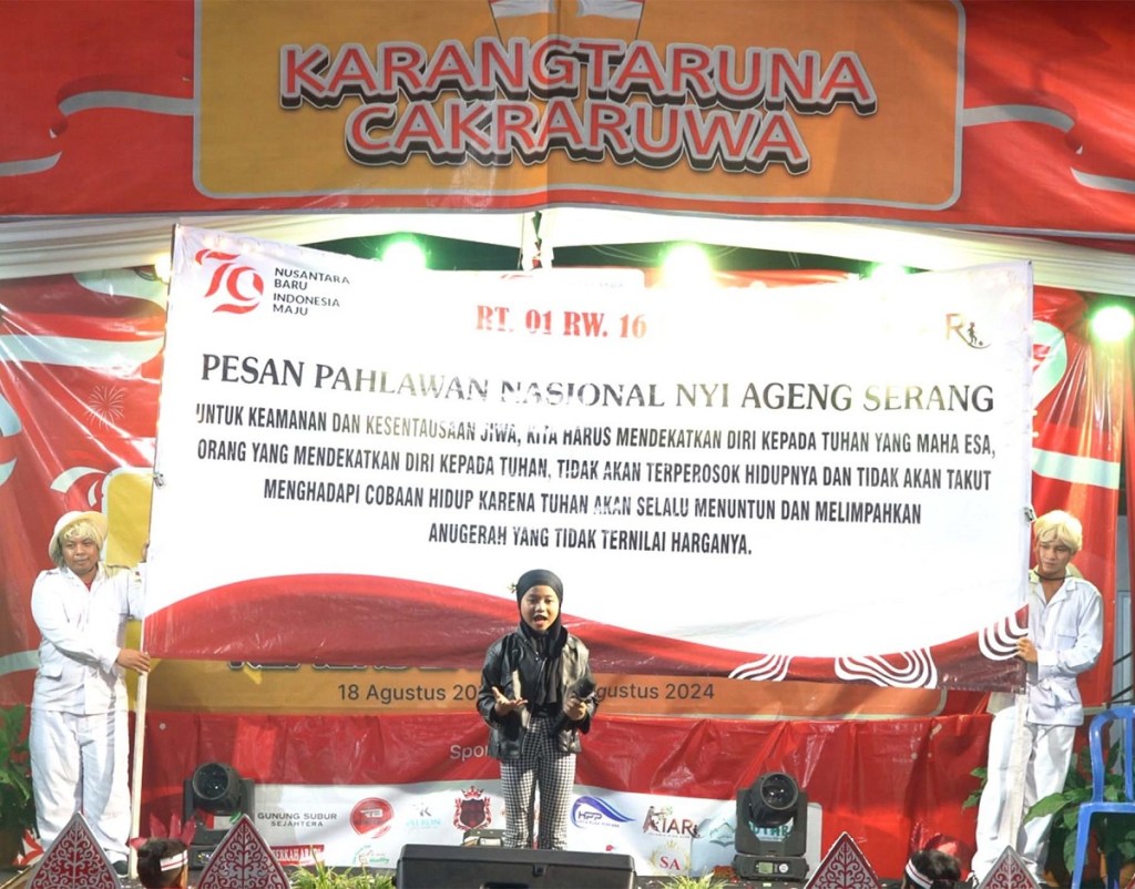 Penuh Semangat, Drama Musikal Nyi Ageng Serang Pungkasi Rangkaian Event Kemerdekaan di Jaten Karanganyar