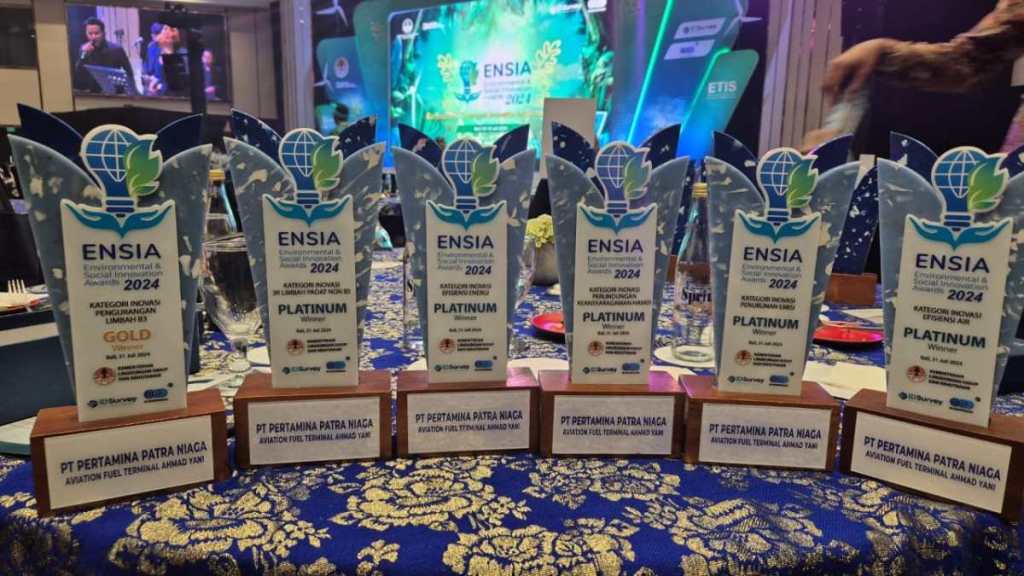 Pertamina Patra Niaga Regional Jawa Bagian Tengah Sabet 57 Penghargaan ENSIA&nbsp;2024