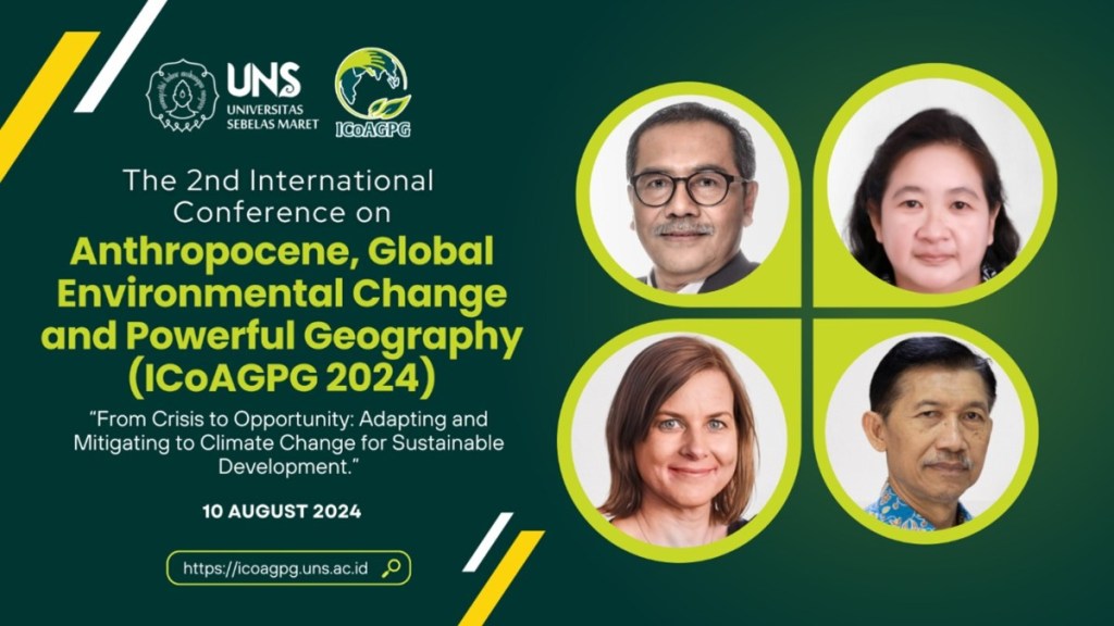 Program Studi S2 Pendidikan Geografi Menggelar The 2nd ICoAGPG 2024