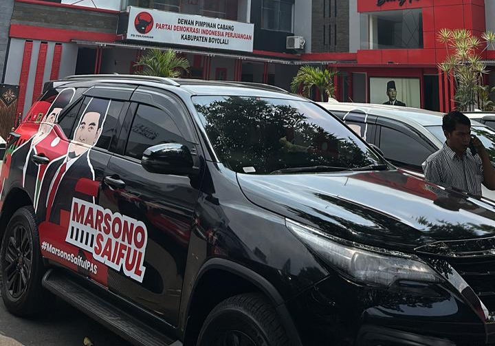 Mobil Branding Marsono-Saiful Berkeliaran di&nbsp;Boyolali