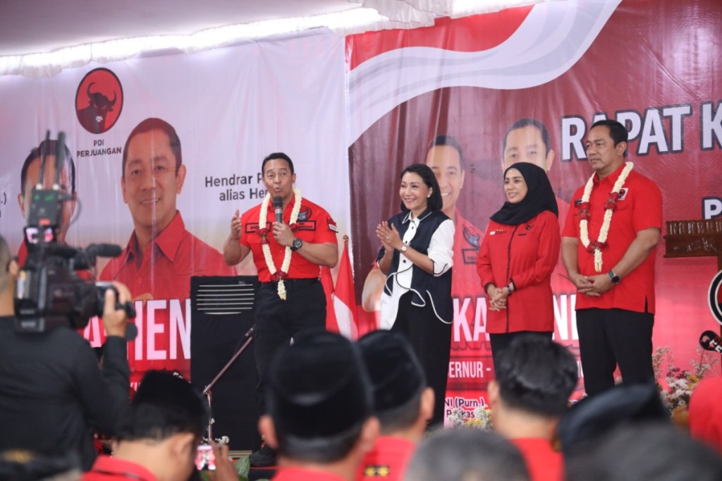 Andhika – Hendi Sambangi PDIP Karanganyar Sapa Kader Banteng Bumi Berkah